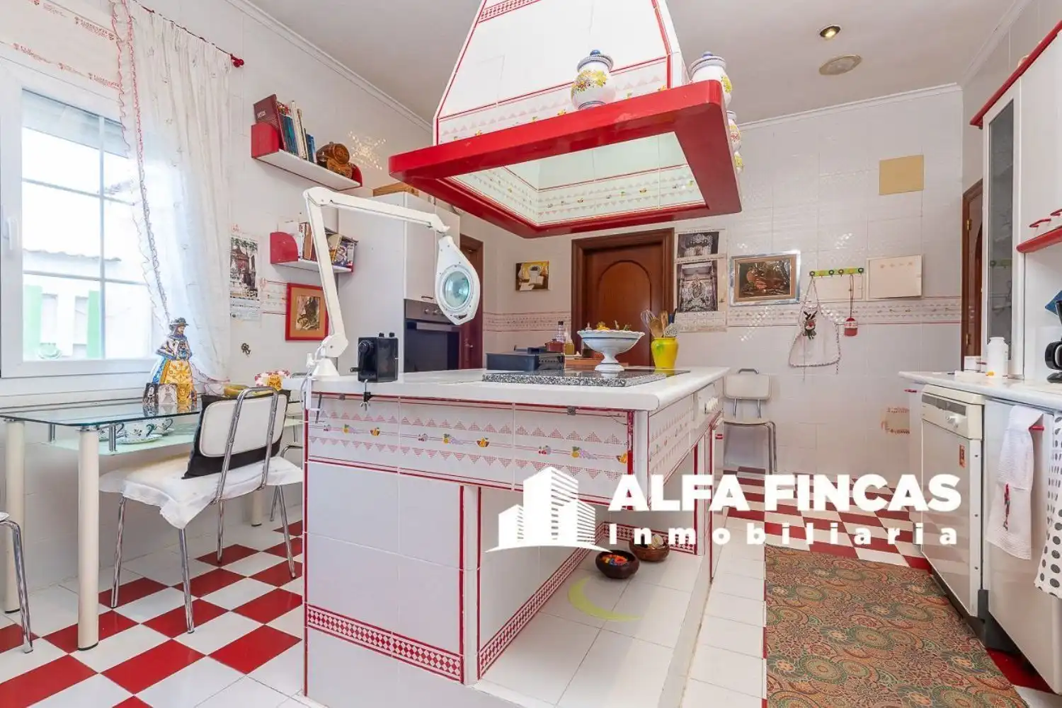 Cocina de Casa o chalet en venta en Mota del Cuervo con Aire acondicionado, Jardín privado y Terraza