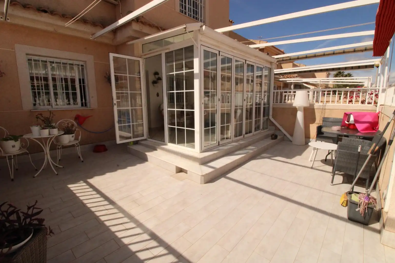 Terraza de Casa adosada en venta en Cartagena con Aire acondicionado, Jardín privado y Terraza