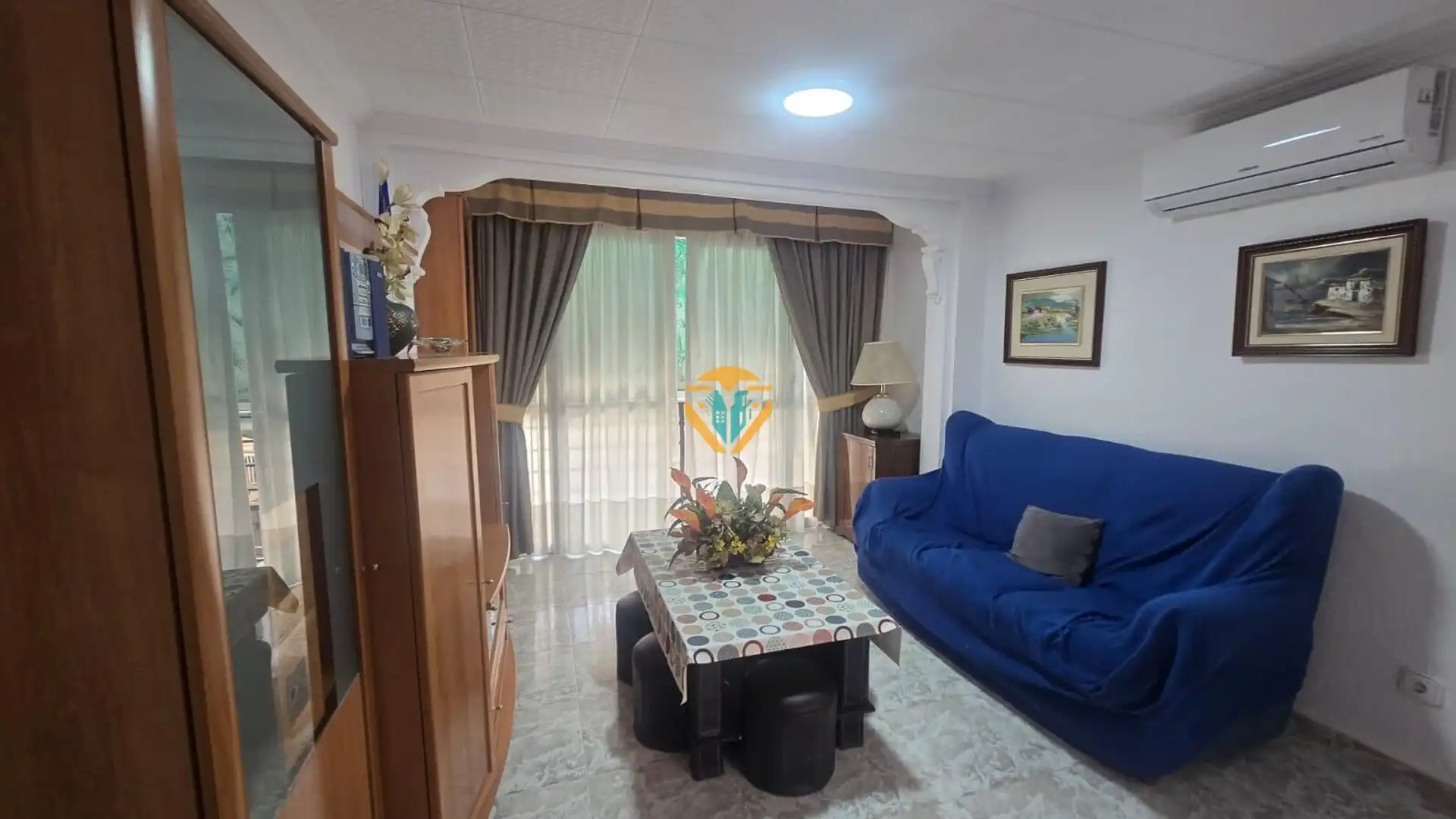 Living room of Flat for sale in Benidorm  with Air Conditioner and Furnished