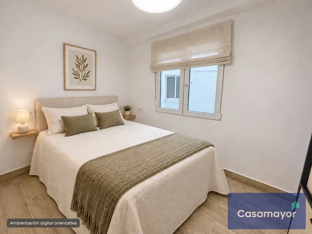 Bedroom of Flat for rent in Alicante / Alacant  with Air Conditioner, Heating and Terrace