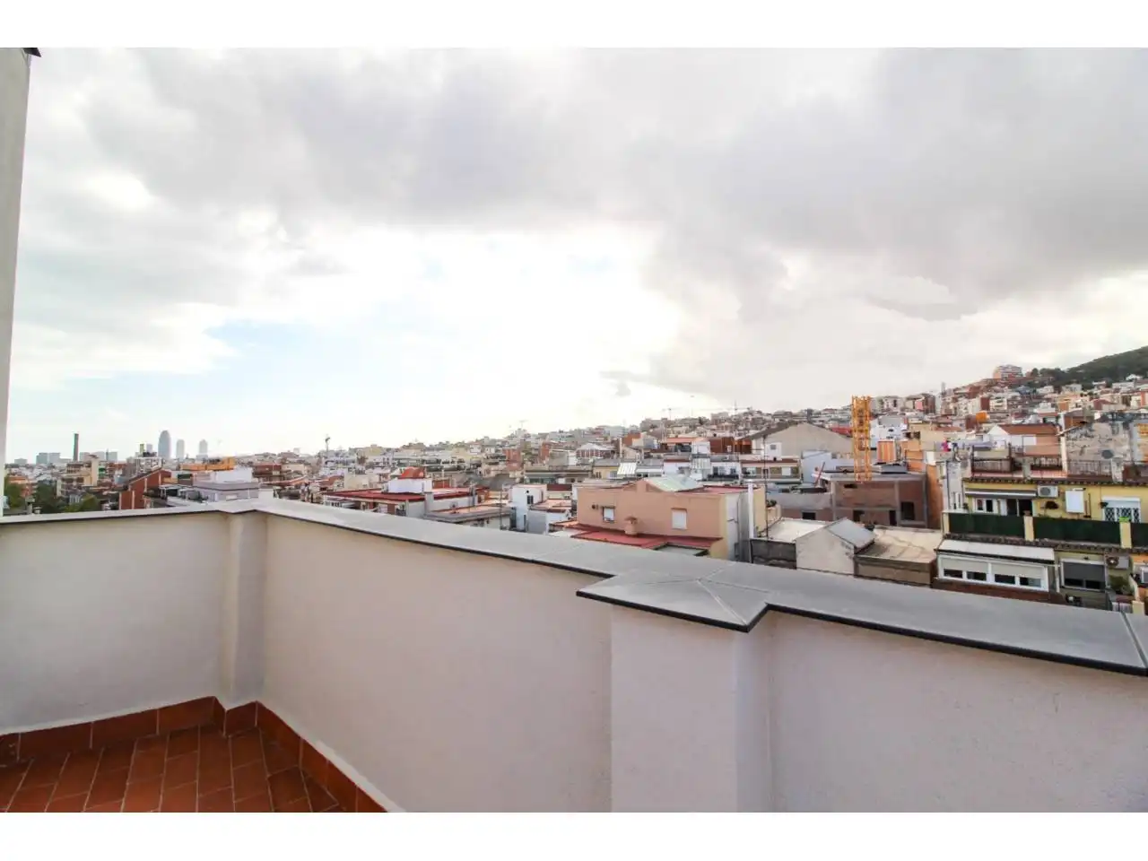 Terrace of Flat for rent in Barcelona  with Air Conditioner, Heating and Parquet flooring