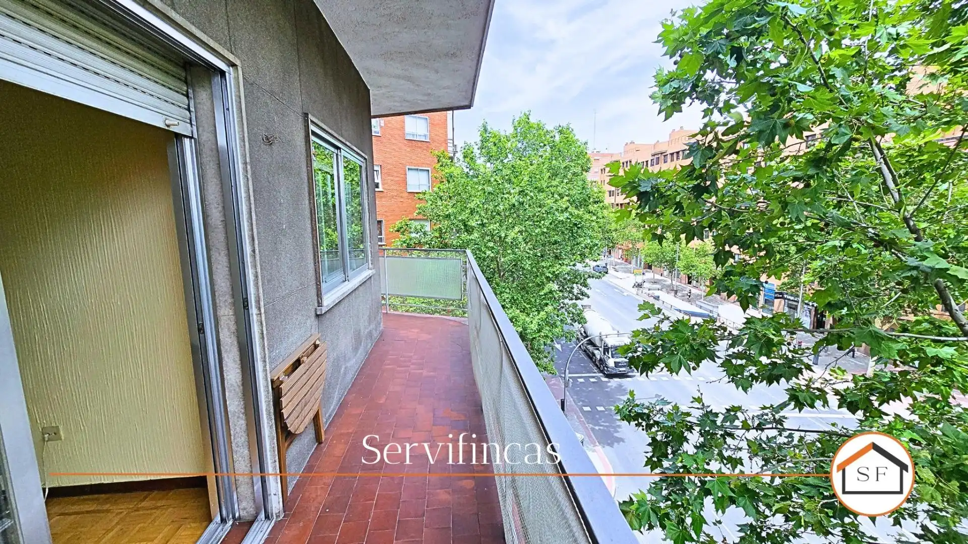 Terrace of Flat for rent in Madrid  with Heating, Terrace and Balcony