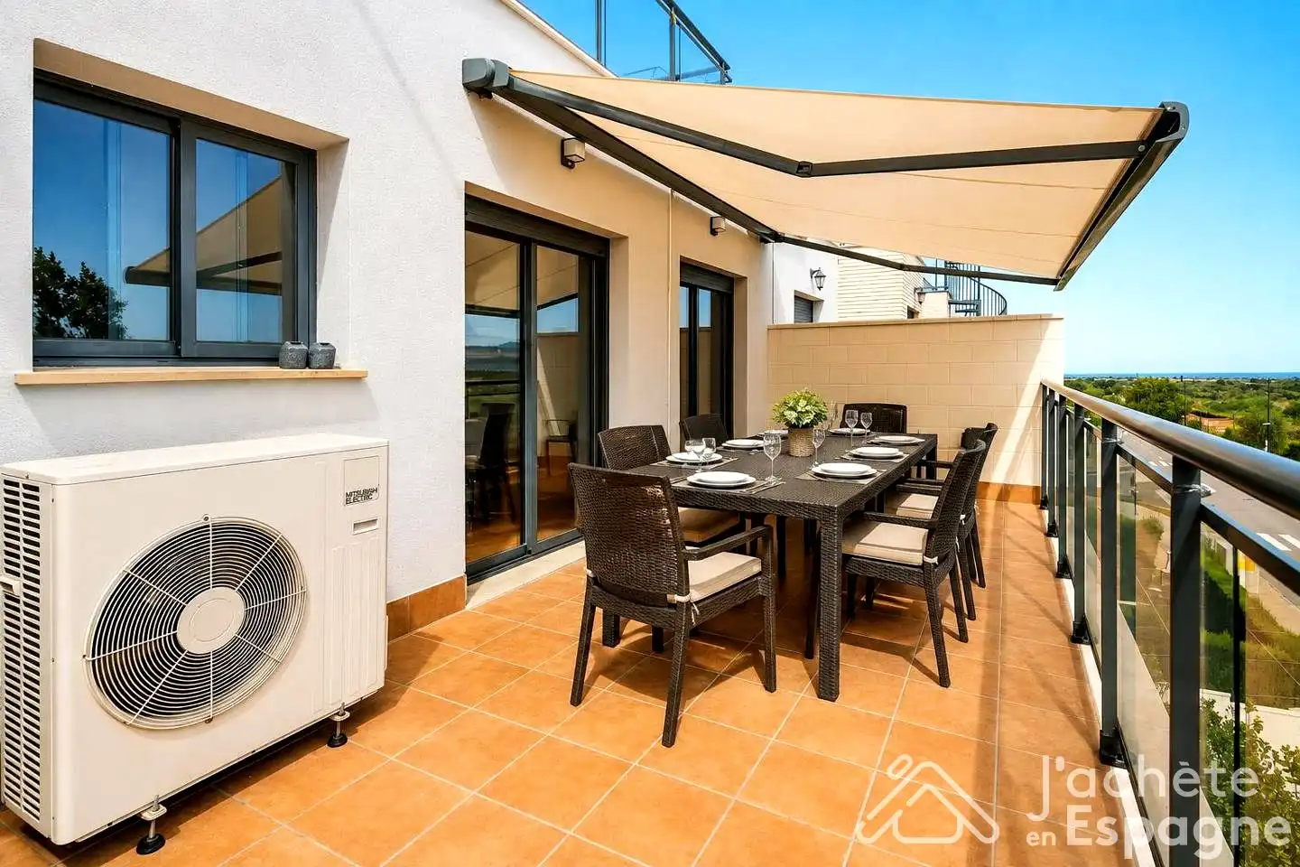 Terraza de Dúplex en venta en San Jorge / Sant Jordi con Aire acondicionado, Terraza y Trastero