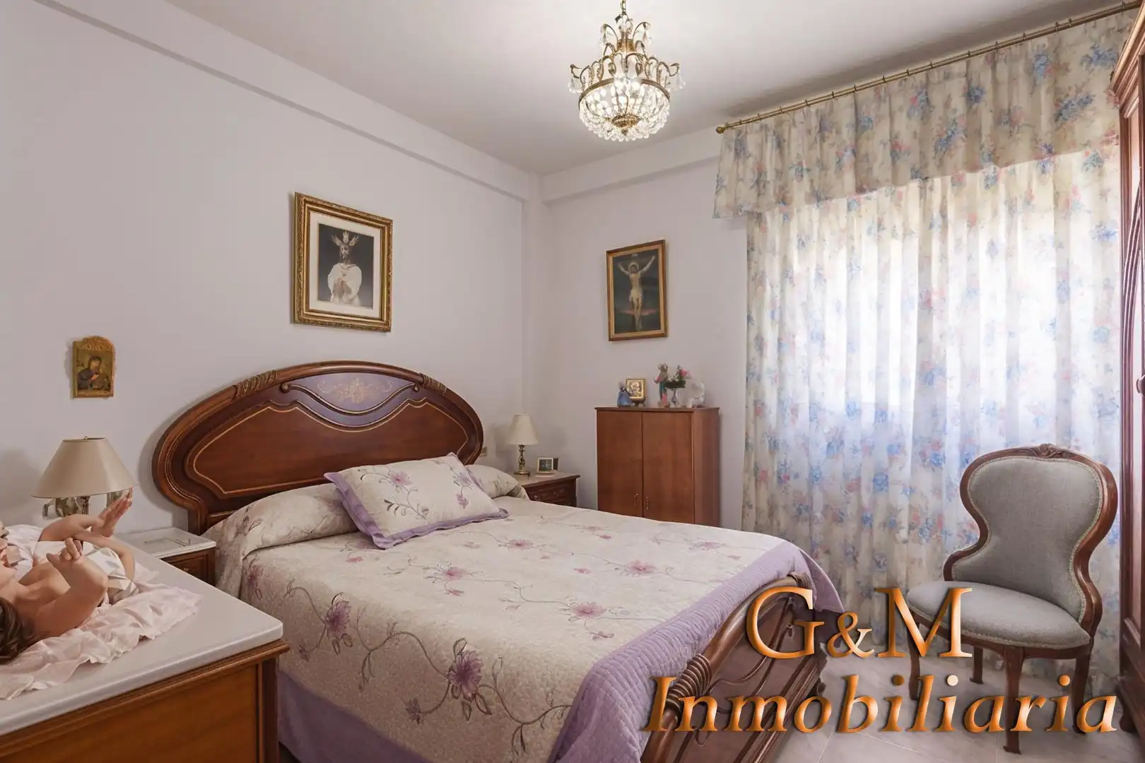 Bedroom of Flat for sale in Málaga  with Air Conditioner