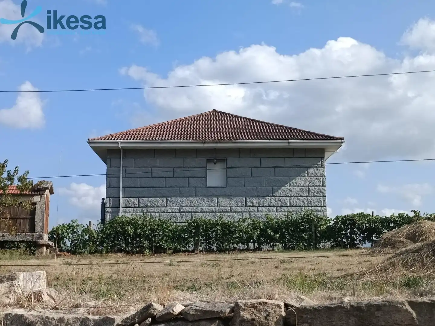 Vista exterior de Casa o xalet en venda en Entrimo amb Jardí privat