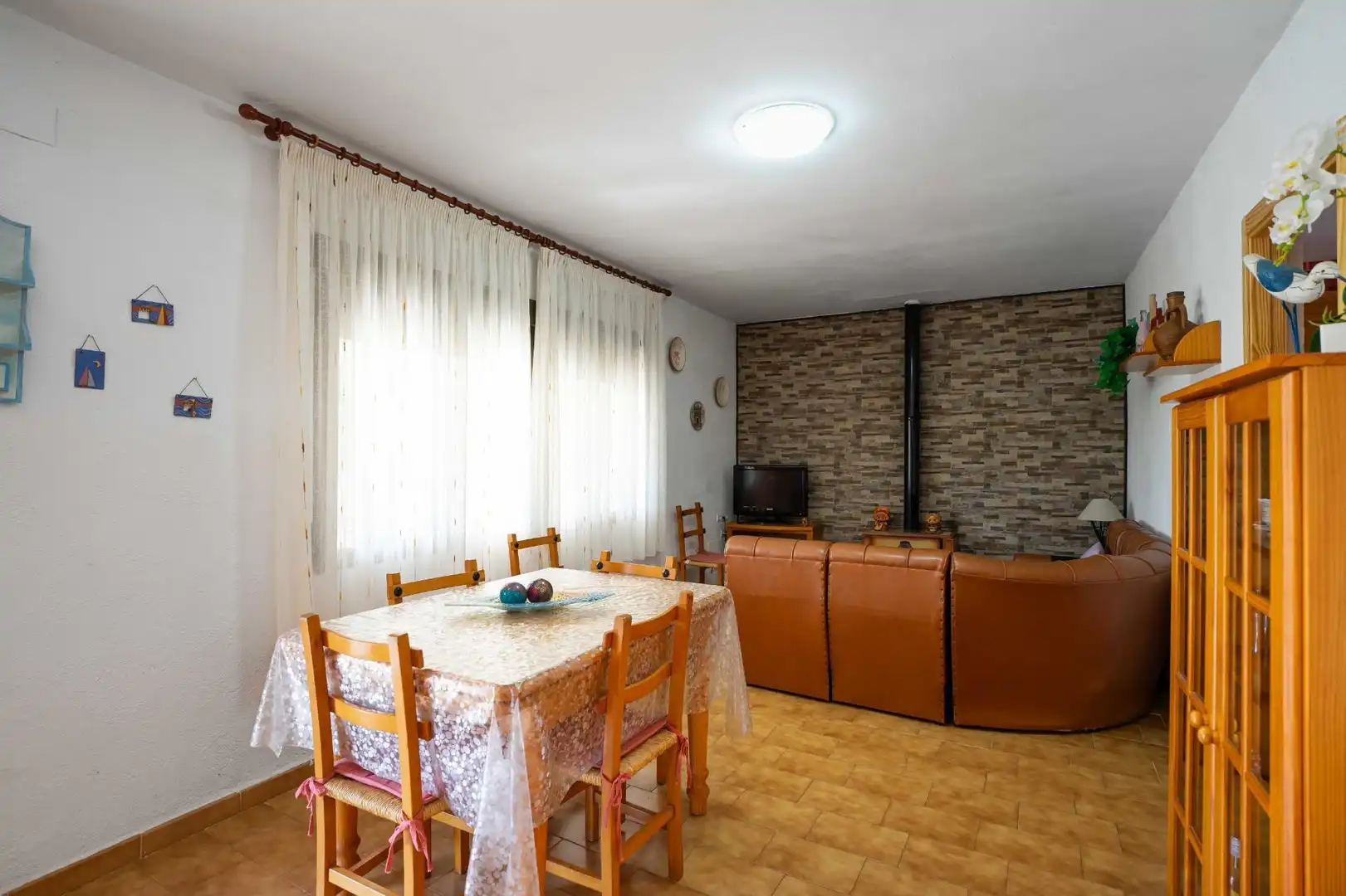 Dining room of Houses for sale in Alcalà de Xivert  with Private garden, Terrace and Swimming Pool