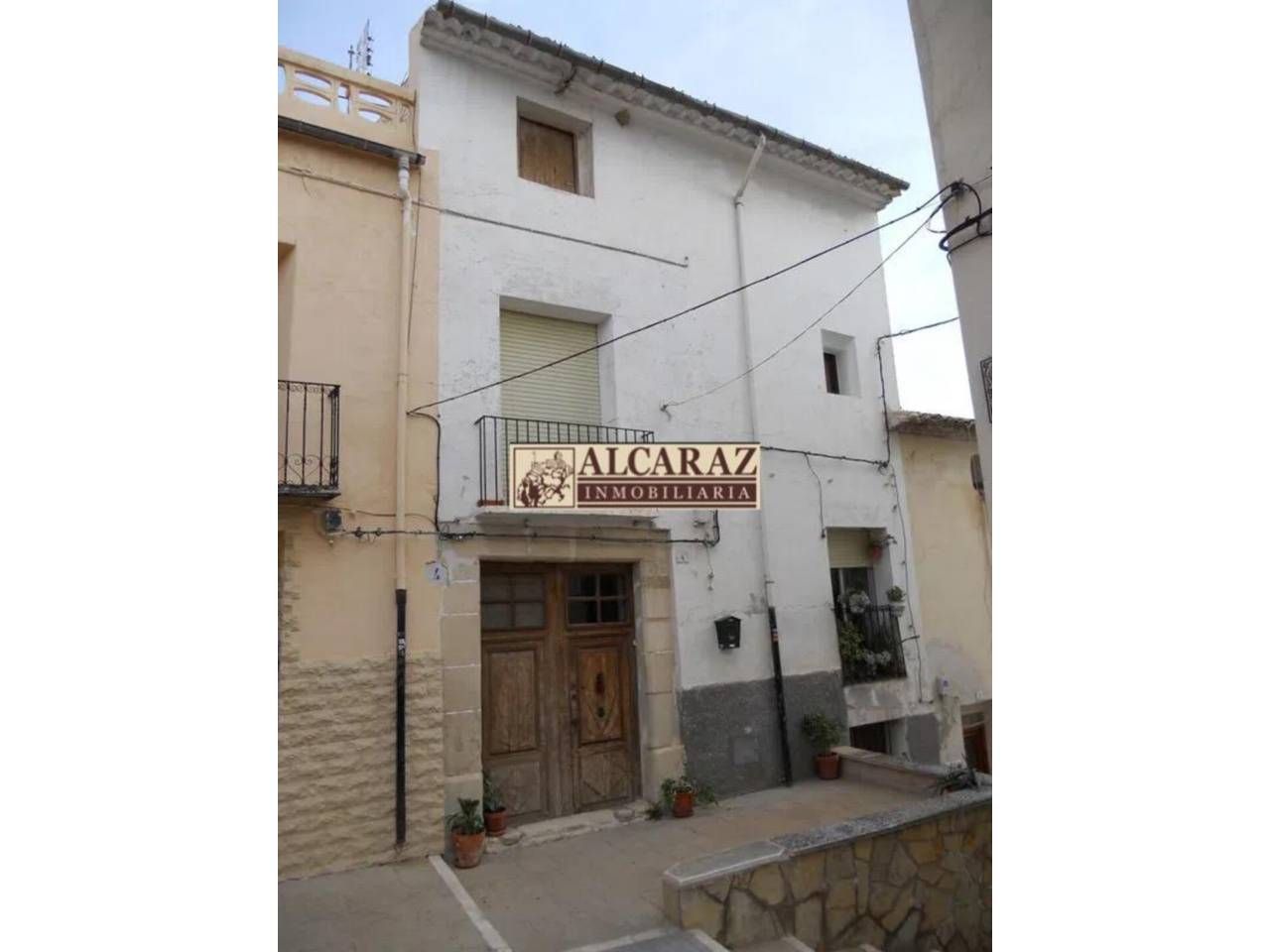 Exterior view of Single-family semi-detached for sale in Castalla  with Heating