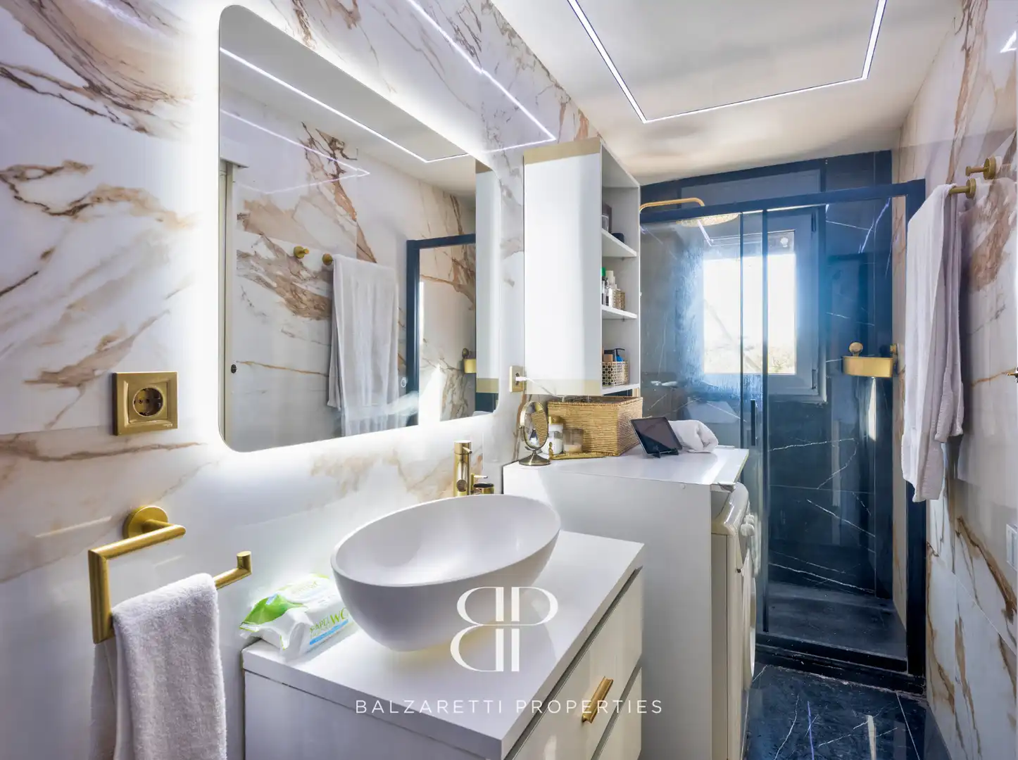 Badezimmer von Wohnung zum Verkauf in Rubí mit Klimaanlage, Heizung und Parkett