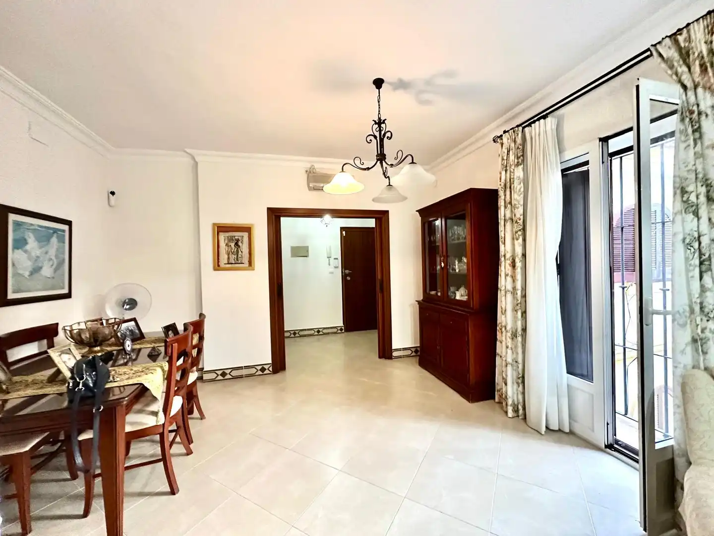 Dining room of Flat for sale in Lepe  with Air Conditioner, Furnished and Oven