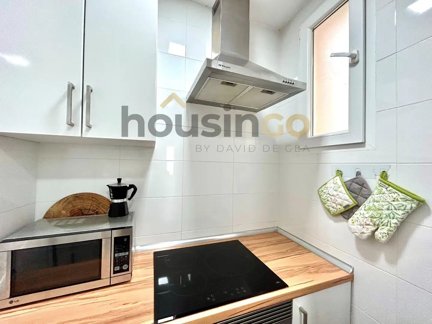 Küche von Wohnung zur Miete in Madrid mit Klimaanlage, Heizung und Möbliert