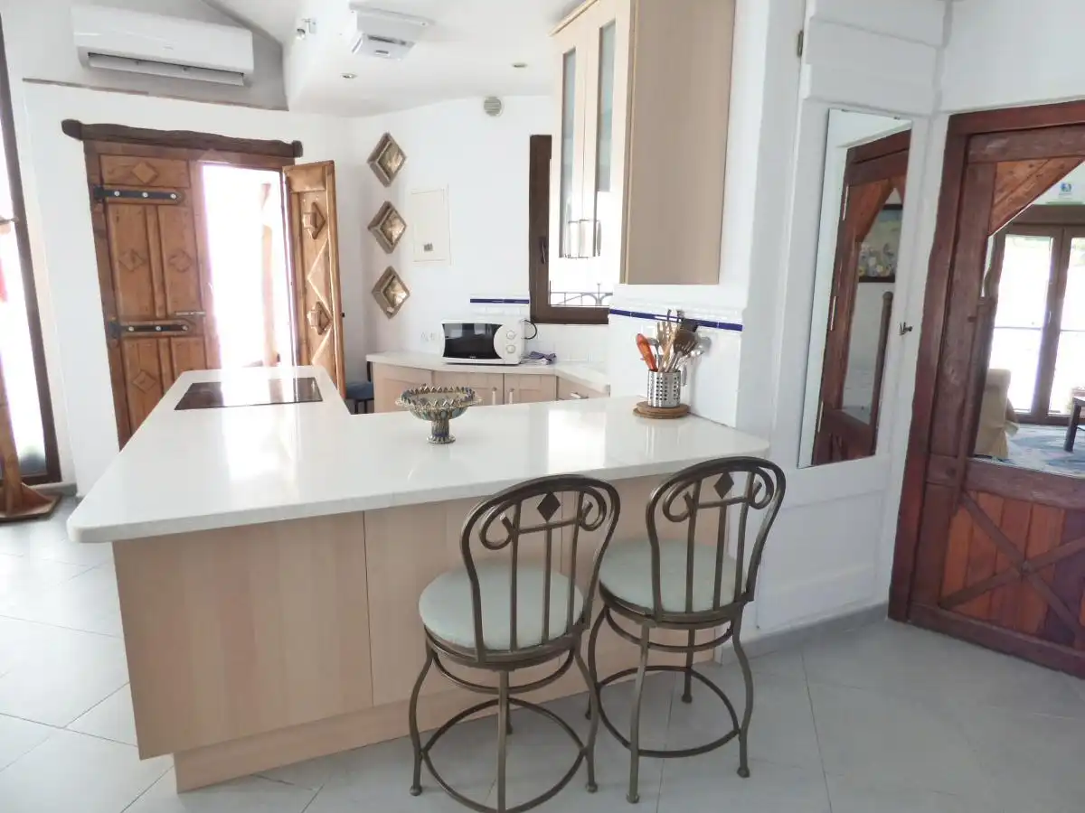Cocina de Casa o chalet en venta en Canillas de Aceituno con Aire acondicionado, Terraza y Amueblado