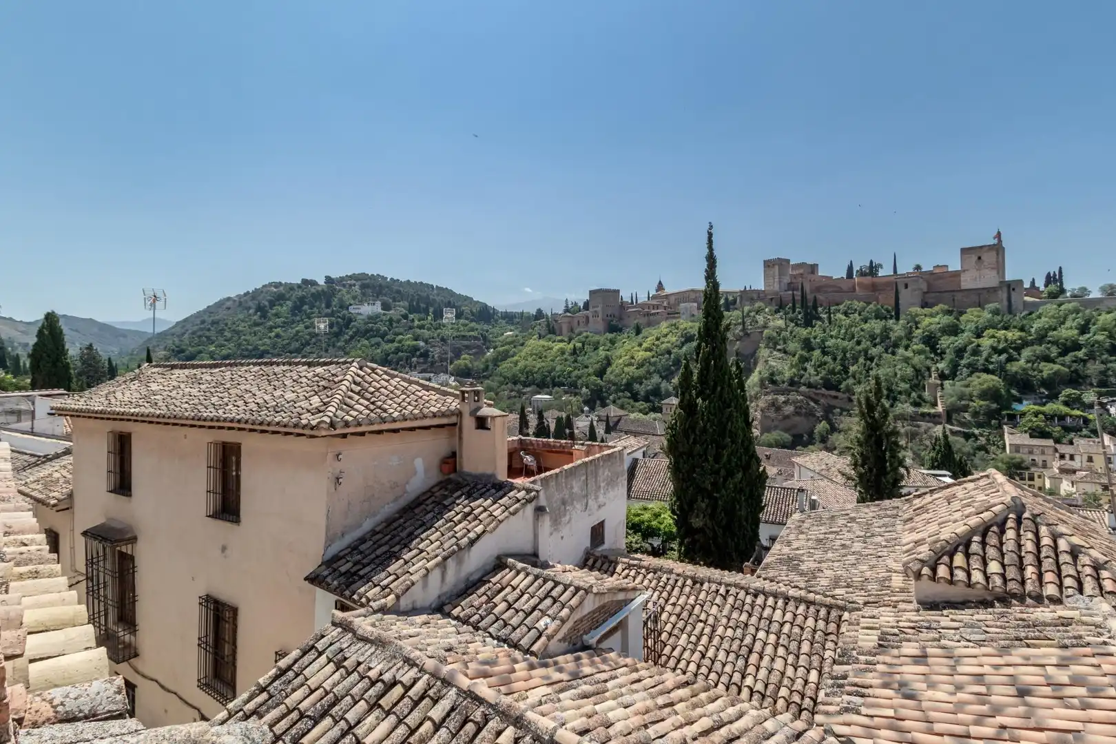 Vista exterior de Casa o chalet en venta en Granada con Terraza