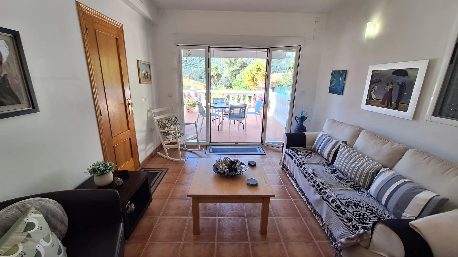 Living room of Houses for sale in Barx  with Heating, Terrace and Storage room