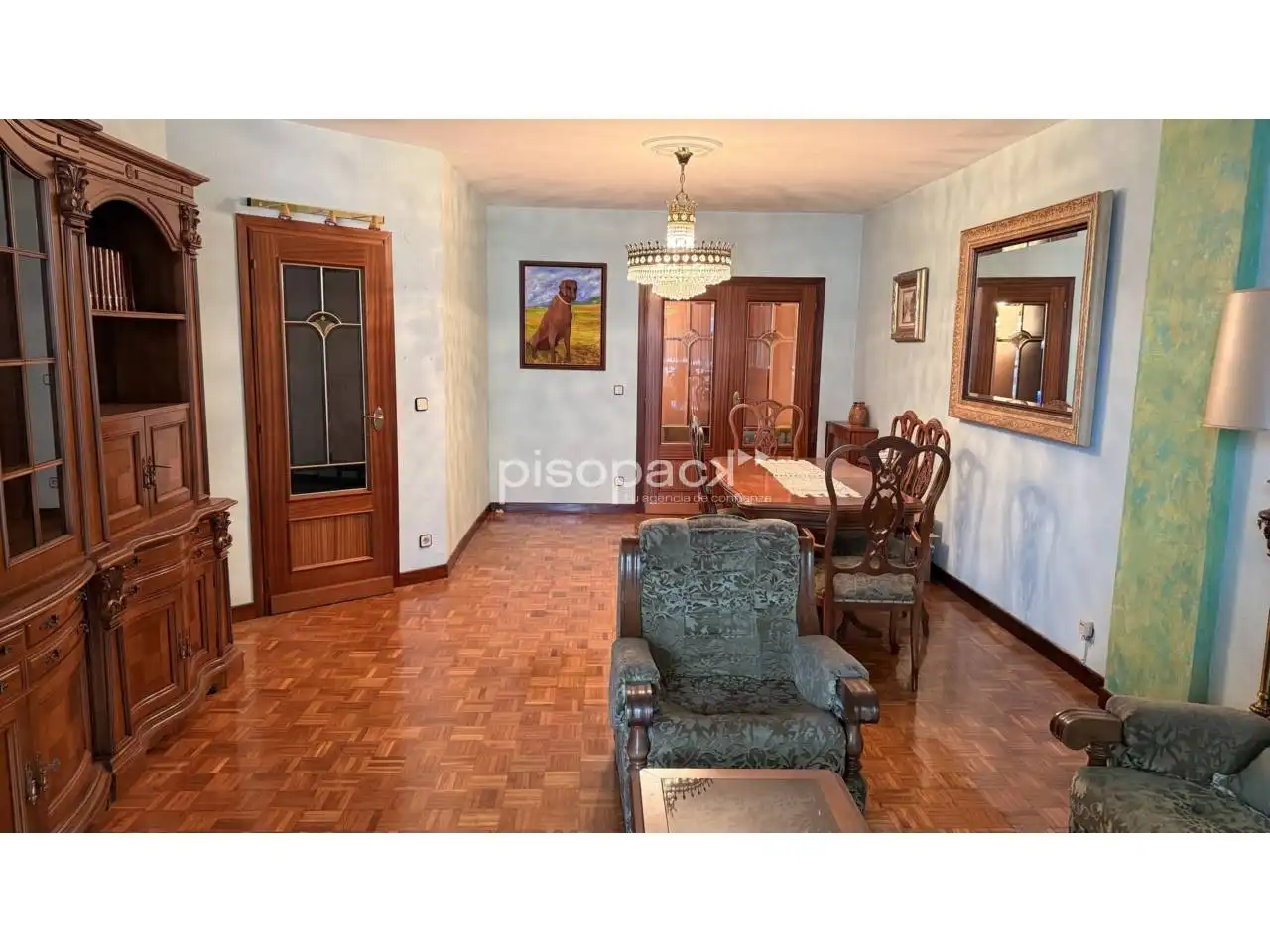 Dining room of Flat for sale in  Pamplona / Iruña  with Heating, Terrace and Storage room