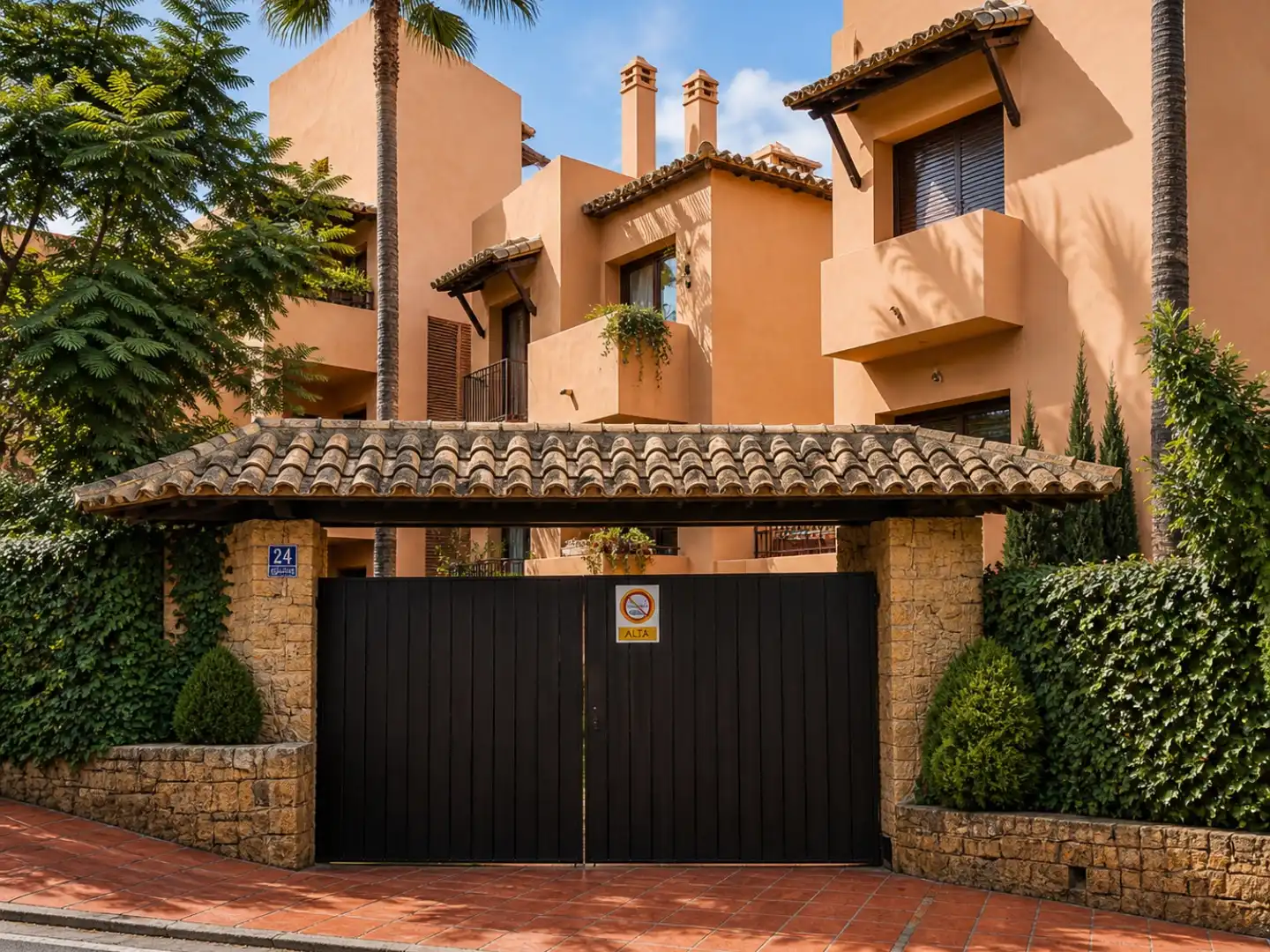 Exterior view of Garage for sale in Marbella