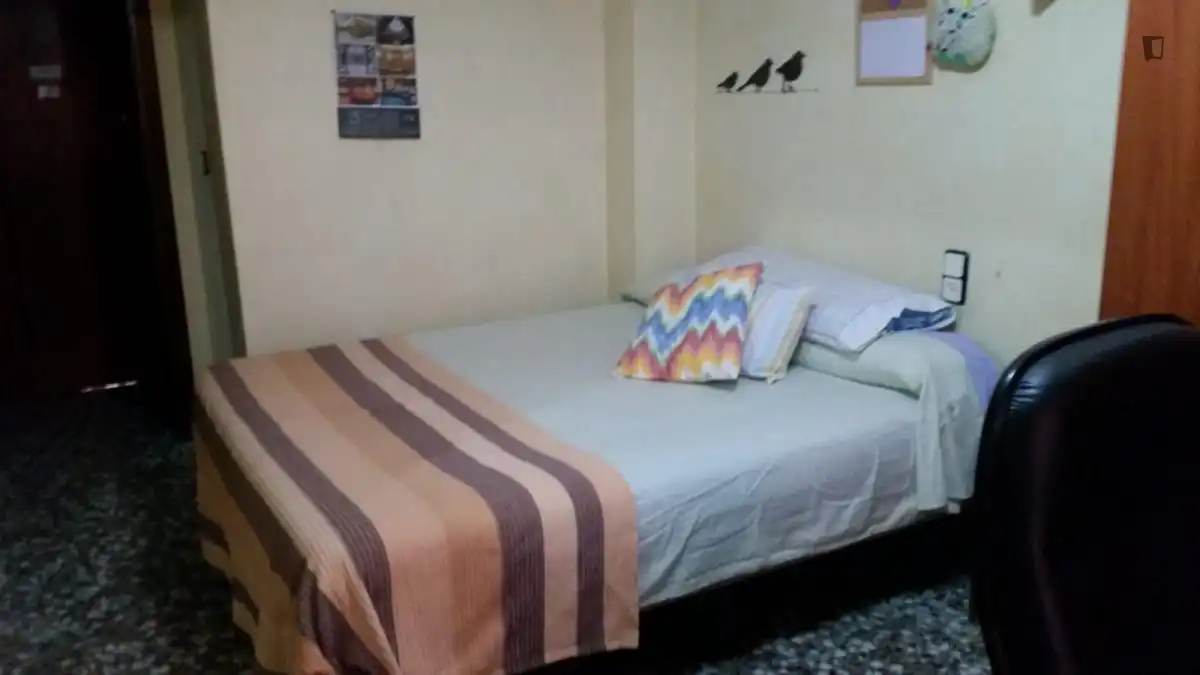 Bedroom of Apartments for share in  Murcia Capital  with Furnished, Oven and Washing machine