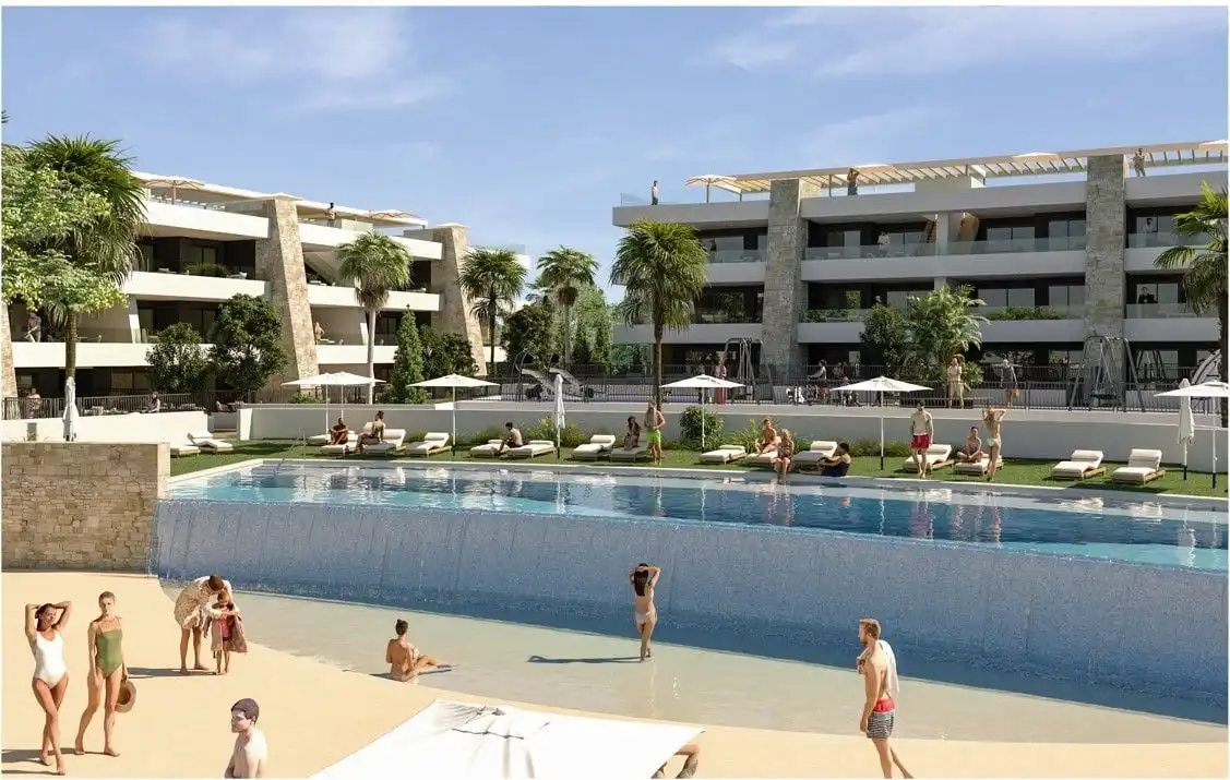 Piscina de Planta baixa en venda en Monforte del Cid amb Aire condicionat, Calefacció i Jardí privat