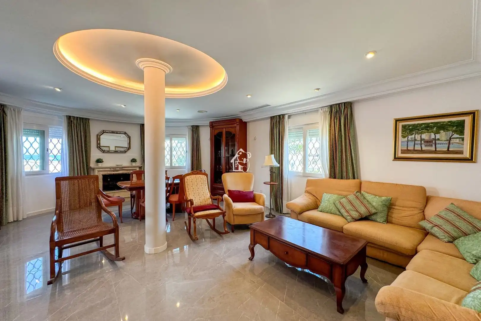 Living room of Houses for rent in Orihuela  with Air Conditioner, Swimming Pool and Furnished