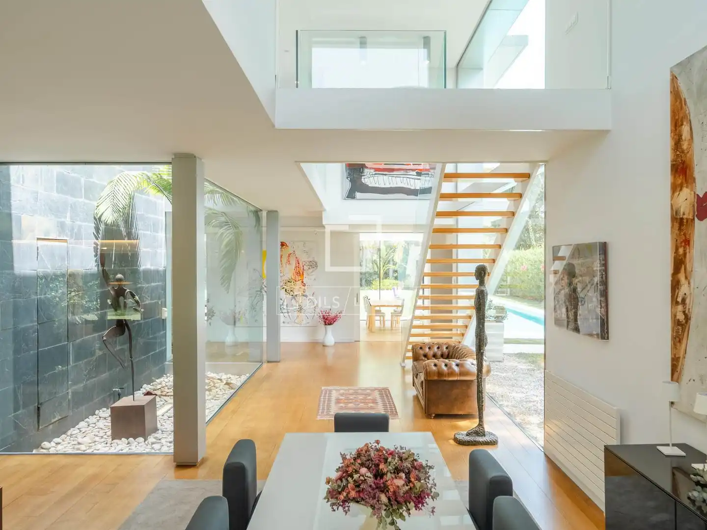 Sala de estar de Casa o chalet en venta en Godella con Aire acondicionado, Calefacción y Jardín privado