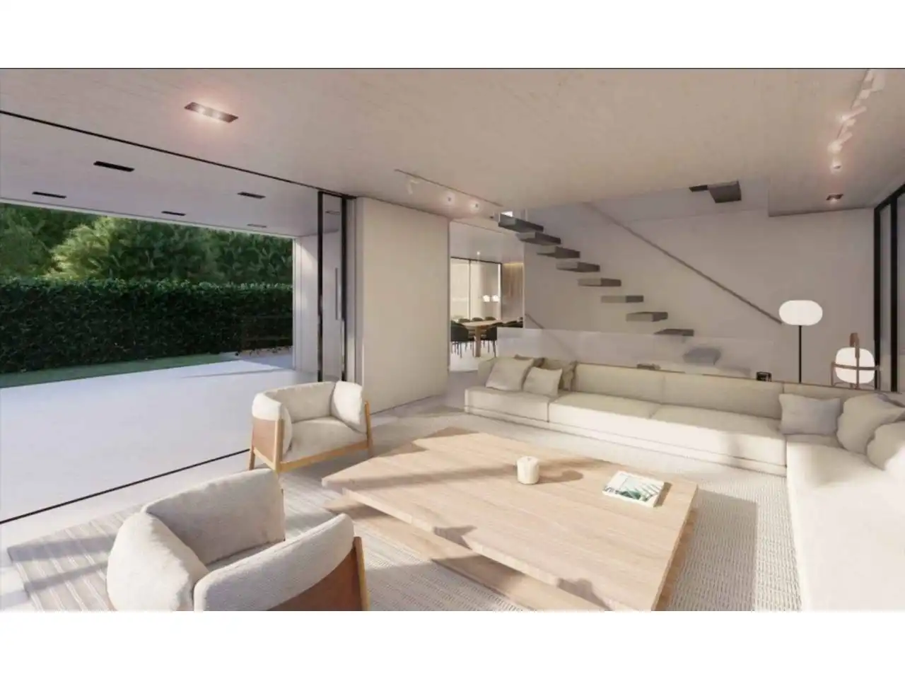Sala de estar de Casa o chalet en venta en Sant Cugat del Vallès con Aire acondicionado, Calefacción y Jardín privado