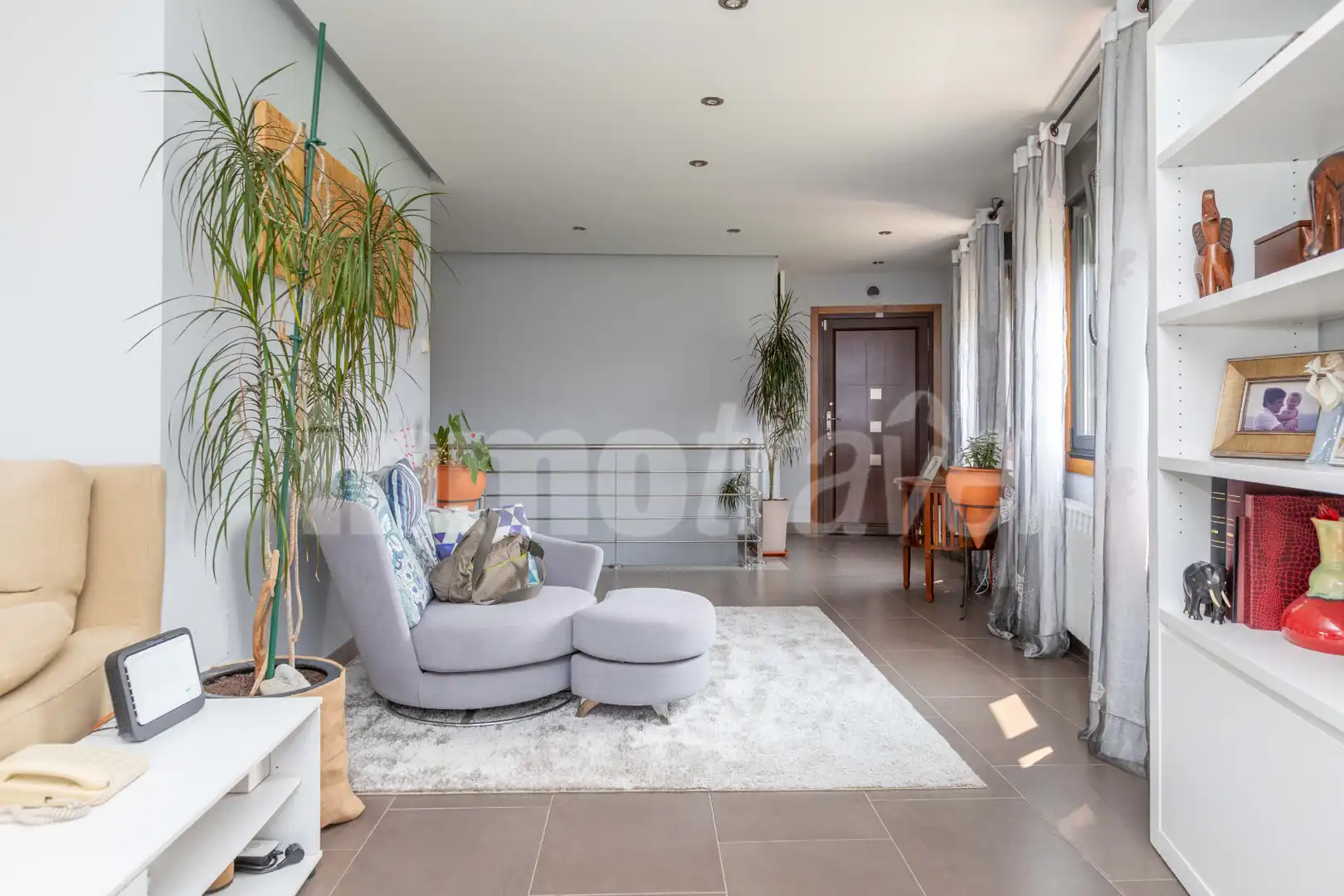 Sala de estar de Casa o chalet en venta en Sanxenxo con Calefacción, Jardín privado y Parquet