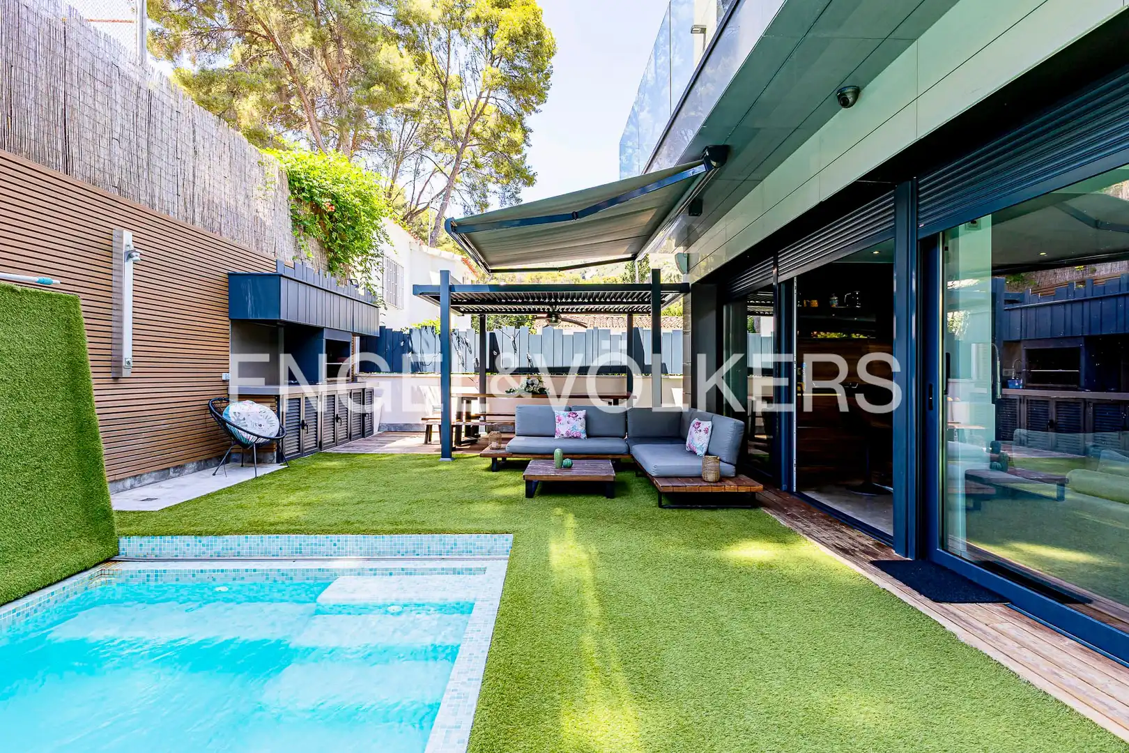 Terrace of Houses for rent in Castelldefels  with Air Conditioner, Heating and Private garden
