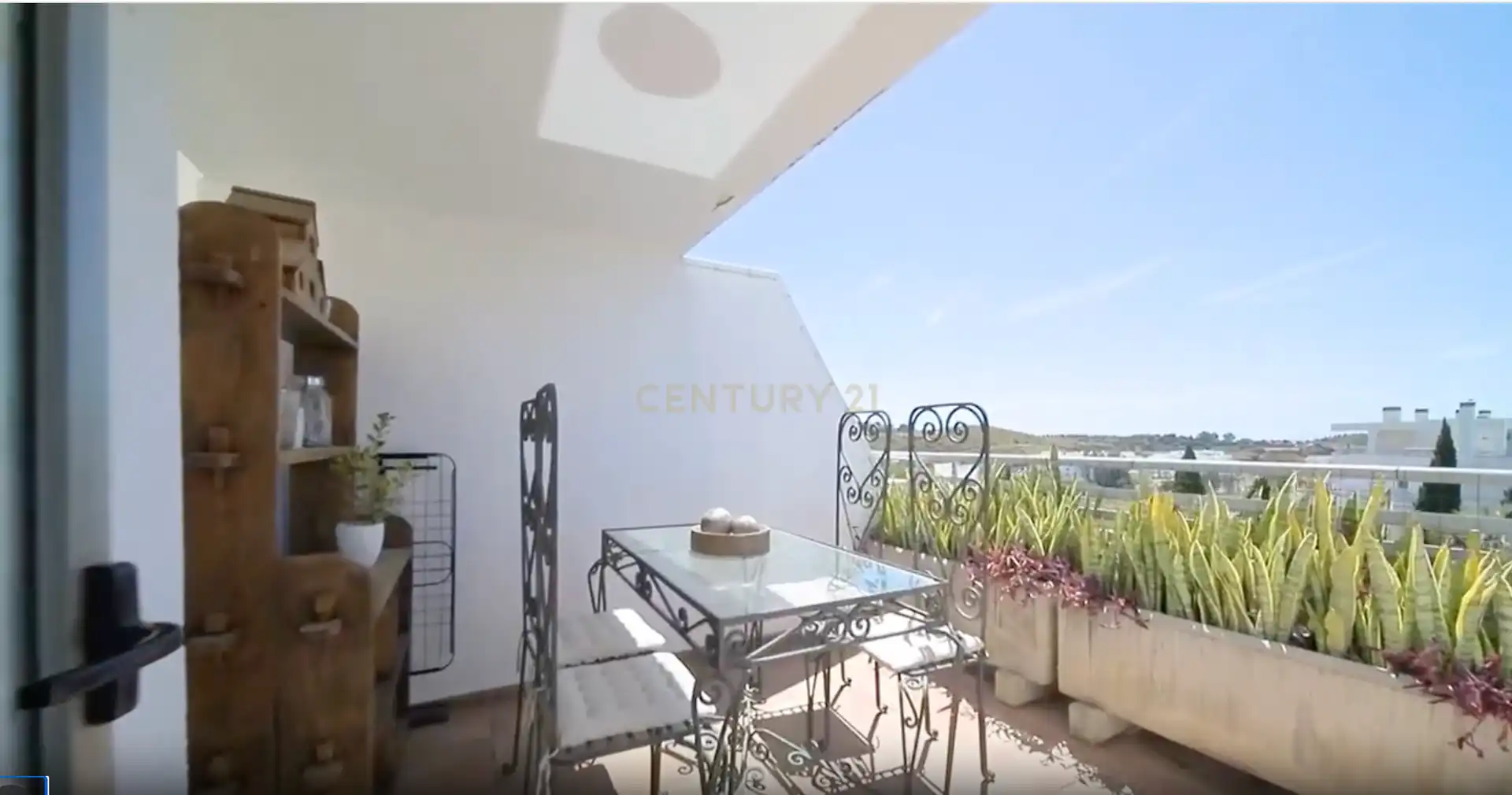 Terrasse von Maisonette zum Verkauf in Mijas mit Klimaanlage, Privatgarten und Abstellraum