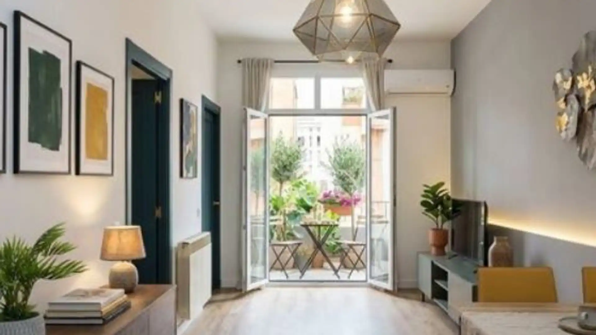 Balcony of Flat for sale in  Barcelona Capital  with Air Conditioner and Heating