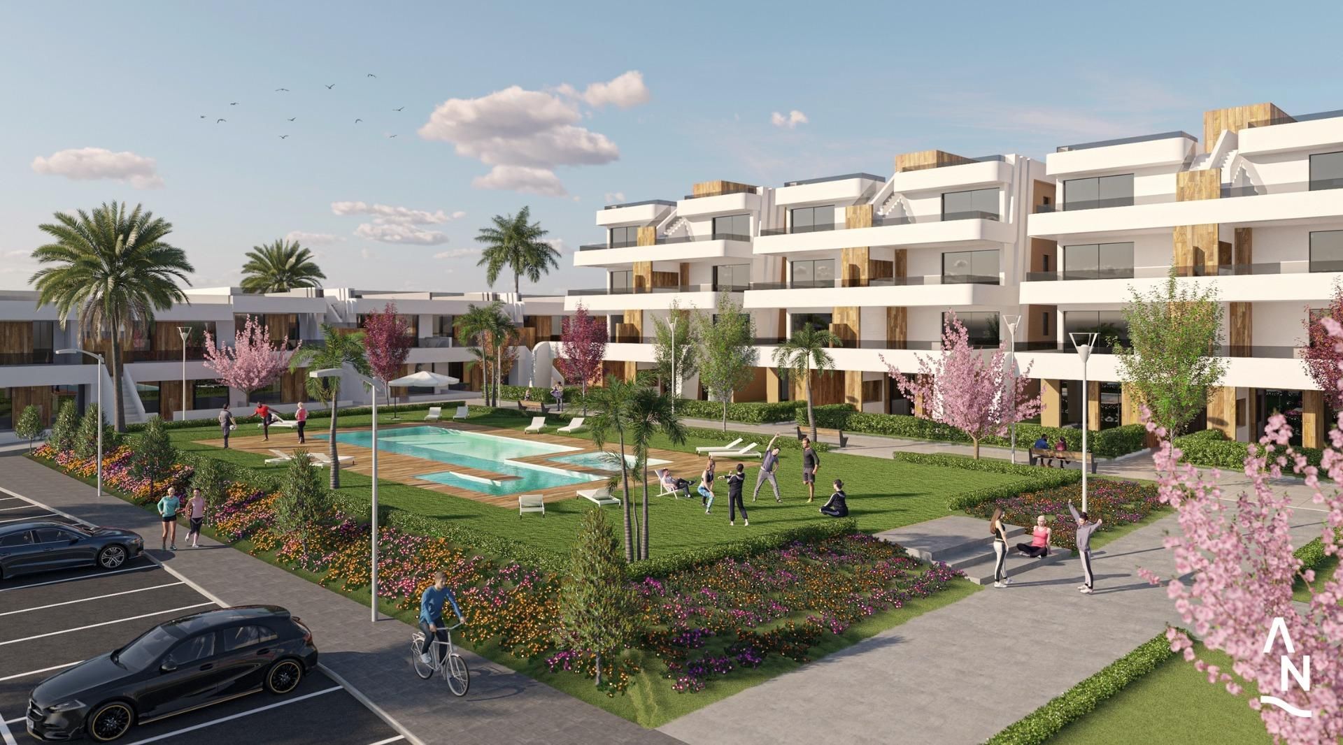 Exterior view of Planta baja for sale in Alhama de Murcia  with Private garden, Terrace and Community pool