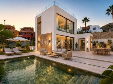Chalet con piscina en venta en Balcón de Finestrat - Terra Marina
