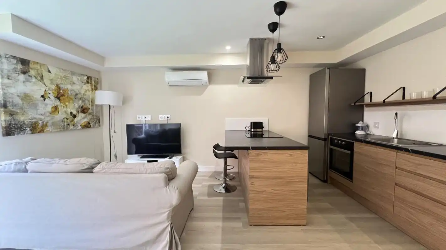 Cocina de Piso de alquiler en Madrid con Aire acondicionado, Calefacción y Terraza