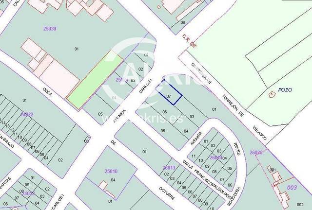 Terreno en Venta en Avenida de Carlos I en Torrejón de la Calzada