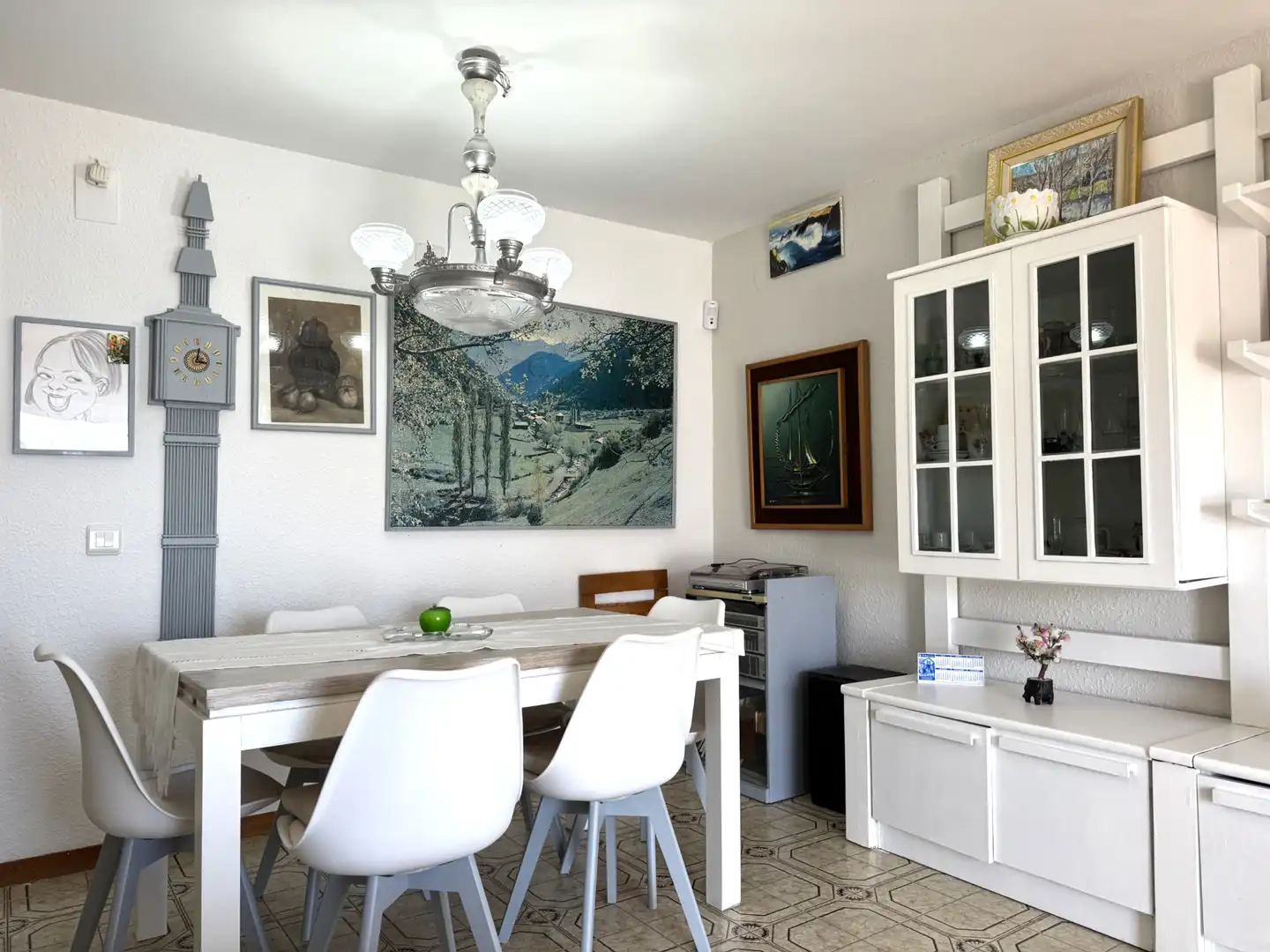 Dining room of Flat for sale in Santa Susanna  with Terrace, Furnished and Balcony