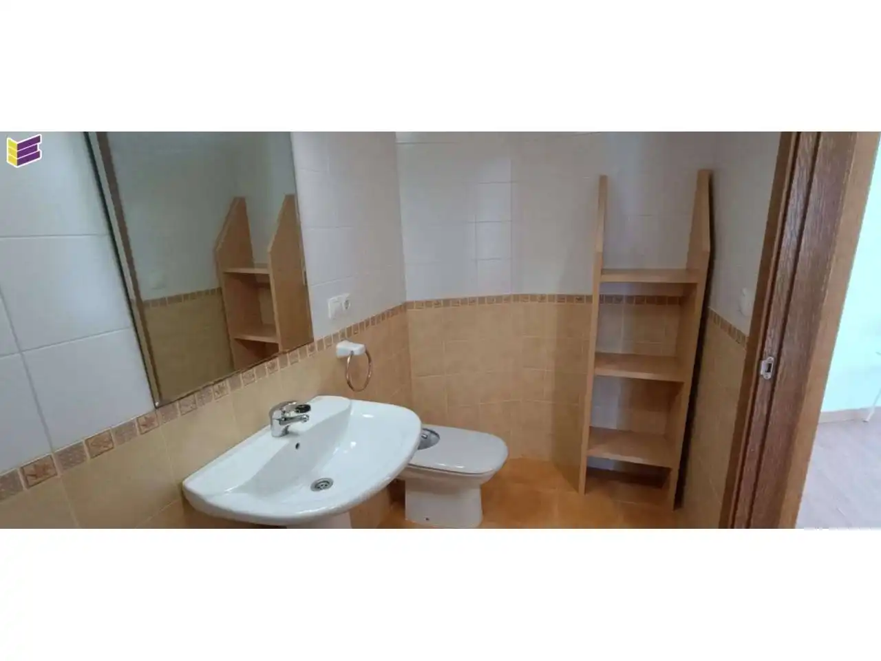 Badezimmer von Wohnung zum Verkauf in O Rosal   mit Heizung, Parkett und Abstellraum