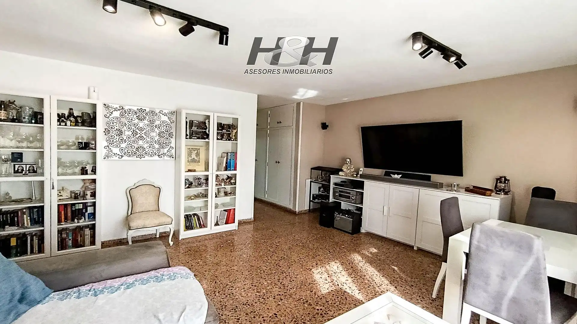Sala de estar de Piso en venta en Catarroja con Aire acondicionado y Jardín privado