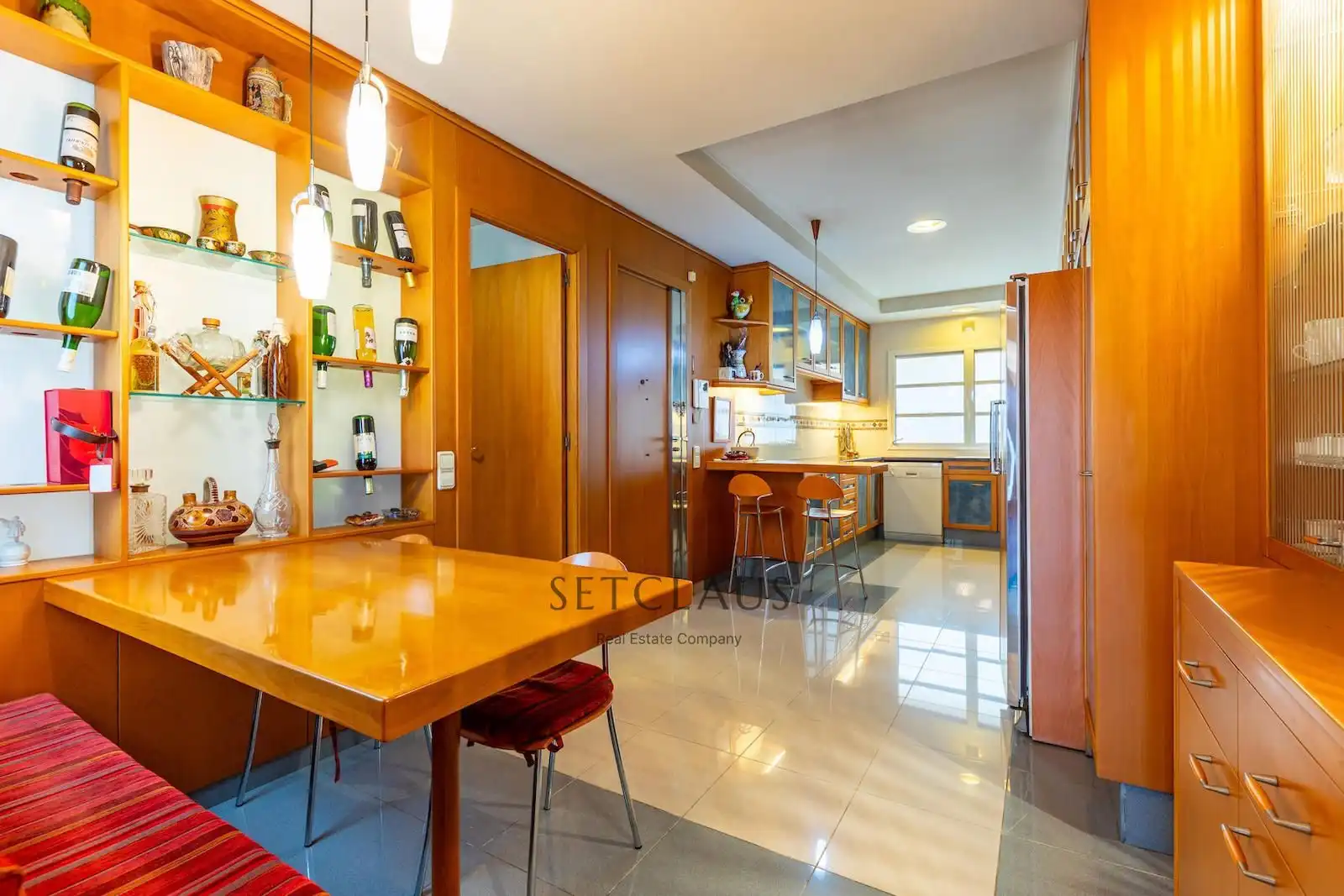 Küche von Dachboden zum Verkauf in Badalona mit Heizung, Terrasse und Alarm