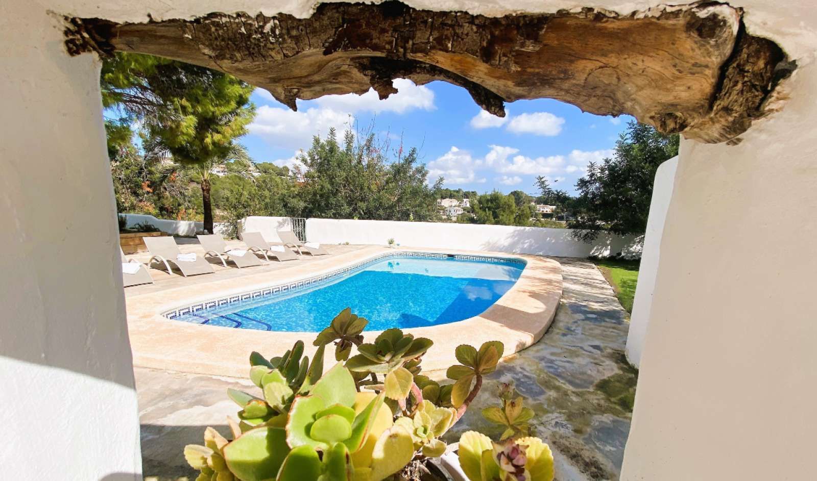 Piscina de Apartament per a compartir en Benissa amb Aire condicionat, Calefacció i Terrassa