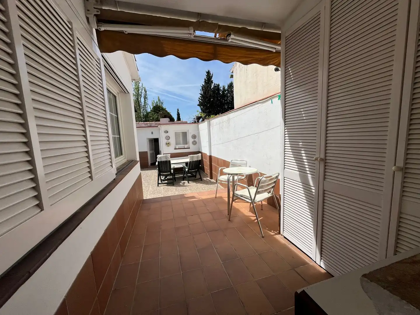 Terraza de Casa adosada en venta en Esparreguera con Calefacción, Trastero y Amueblado