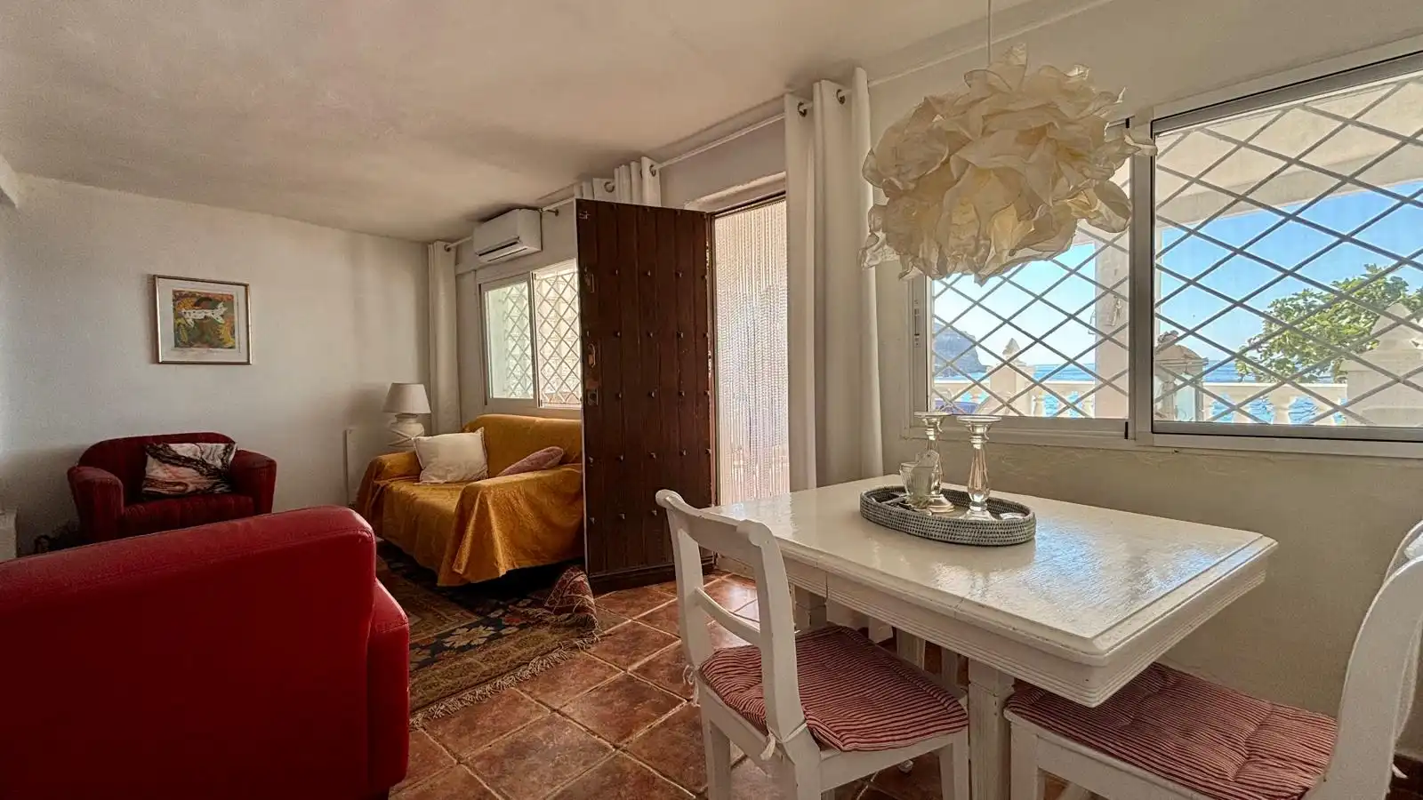 Esszimmer von Einfamilien-Reihenhaus zum Verkauf in Cartagena mit Klimaanlage, Heizung und Terrasse
