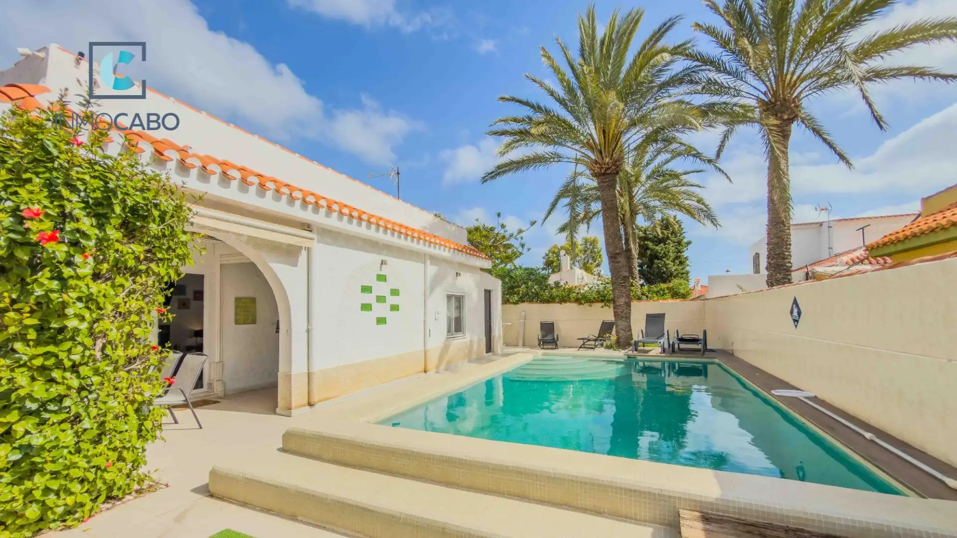 Piscina de Casa o chalet en venta en La Manga del Mar Menor con Aire acondicionado, Jardín privado y Piscina