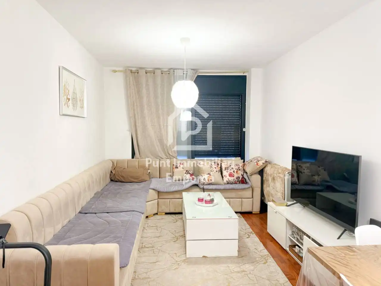 Sala de estar de Piso en venta en Figueres con Calefacción, Terraza y Amueblado