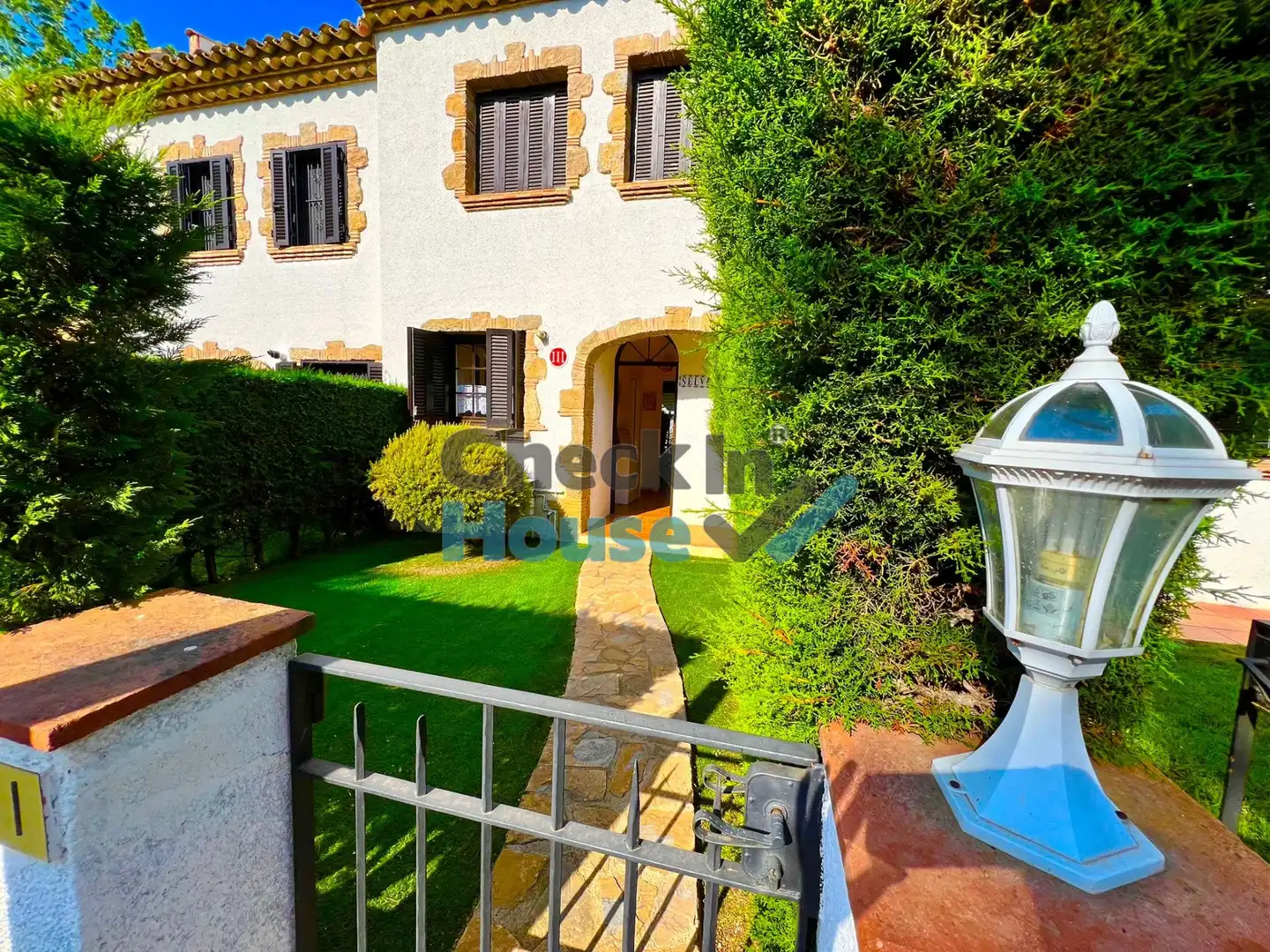 Jardí de Casa adosada de lloguer en Castell d'Aro, Platja d'Aro i s'Agaró amb Aire condicionat, Calefacció i Jardí privat