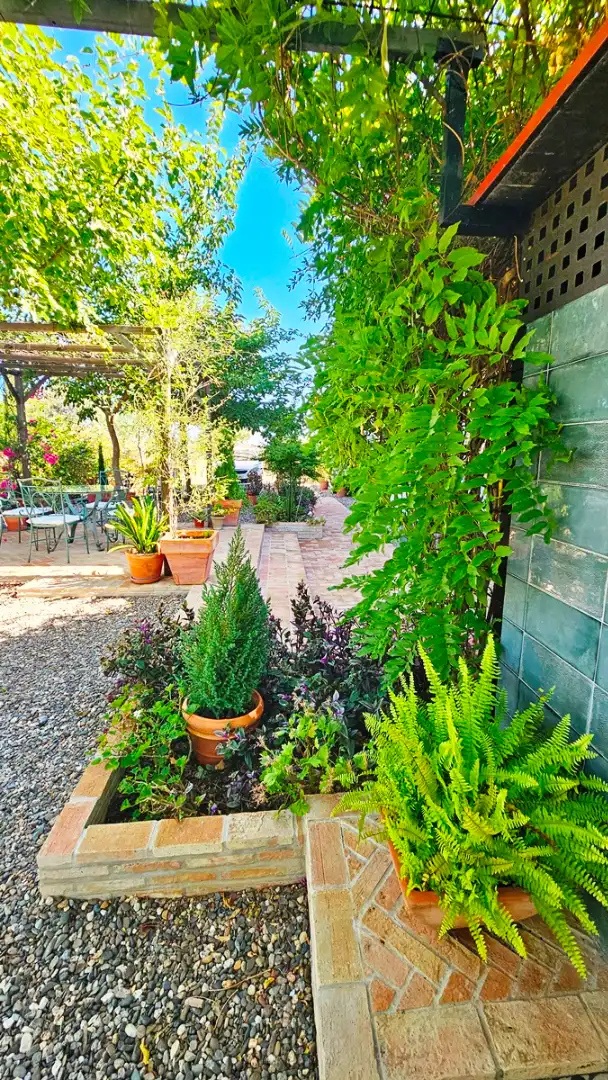 Garden of Houses for sale in El Madroño  with Air Conditioner and Private garden