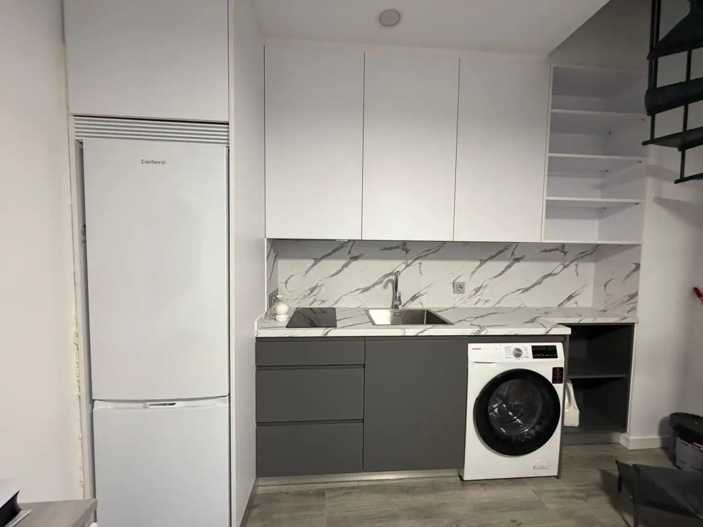 Küche von Haus oder Chalet zur Miete in Málaga mit Klimaanlage, Terrasse und Möbliert