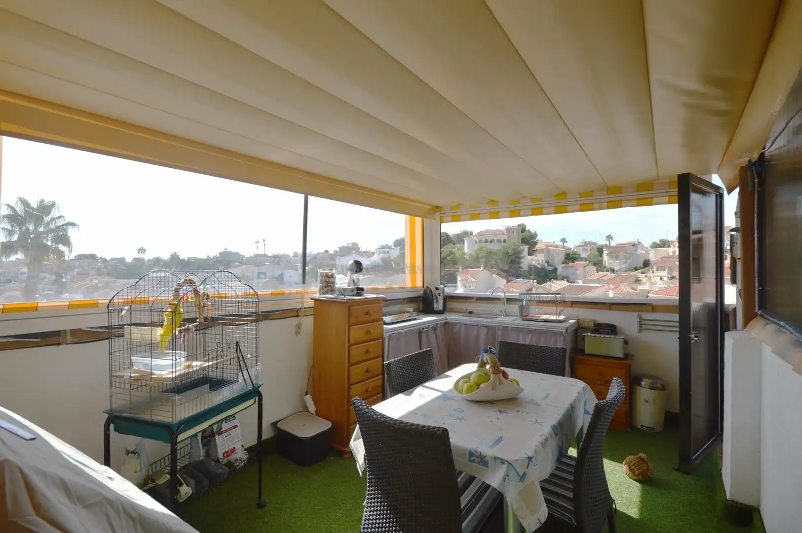 Terrasse von Einfamilien-Reihenhaus zum Verkauf in Ciudad Quesada
