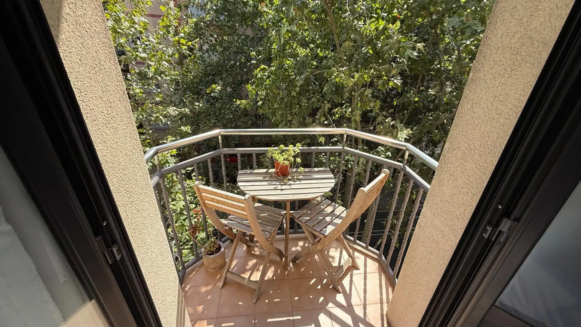 Balcony of Flat for sale in Barcelona  with Air Conditioner, Heating and Parquet flooring