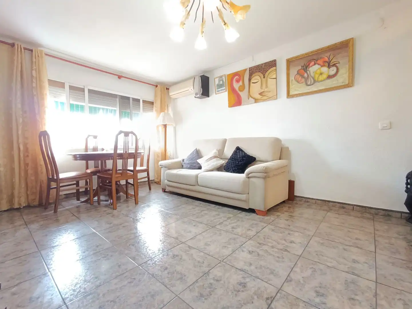Sala de estar de Piso en venta en Badalona con Calefacción