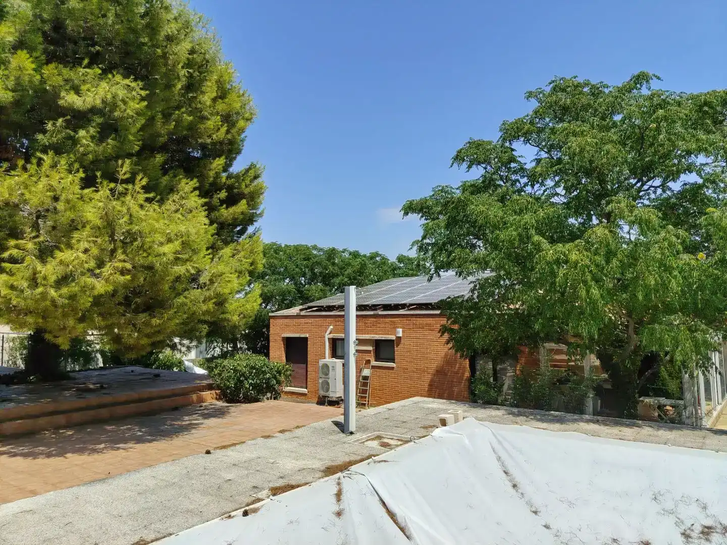 Vista exterior de Pis en venda en Botorrita amb Aire condicionat, Jardí privat i Traster