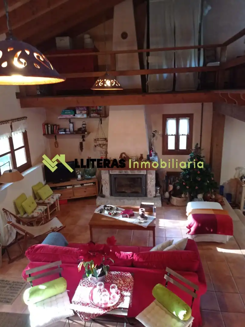 Sala de estar de Finca rústica en venta en Campanet
