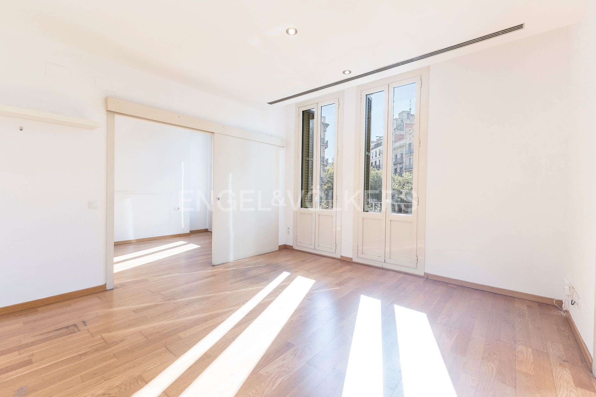 Sala d'estar de Apartament en venda en  Barcelona Capital amb Aire condicionat, Calefacció i Balcó